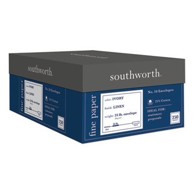 Southworth Linen Envelopes, No 10, 24lb,